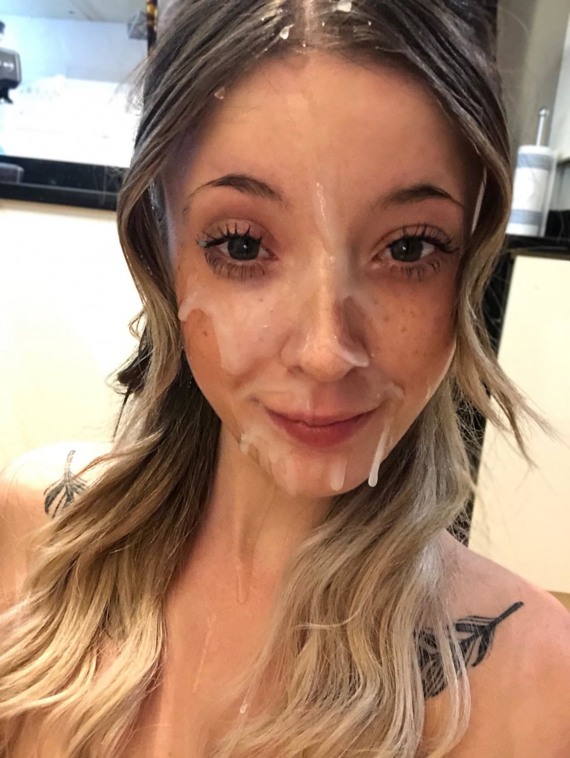 Makeup Cumshot Monday 🥛 Pt 16 MEGA JIZZ #goL4G8ok