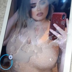 Her big tits with my cum. Perfection #yZX6Bmui