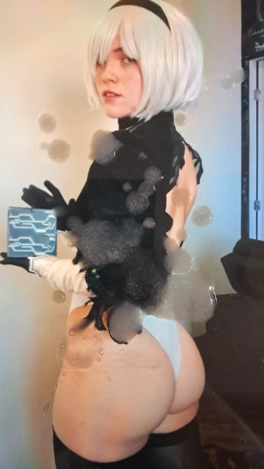 Cristinysam aka sasa cum tribute - 2b cosplayer with verbal dirty talk #Xthn4PA2